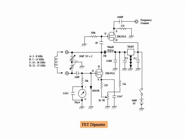 ディップメータの回路図
