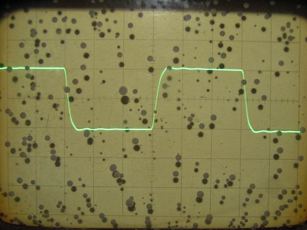 Wave form response of 10kHz
